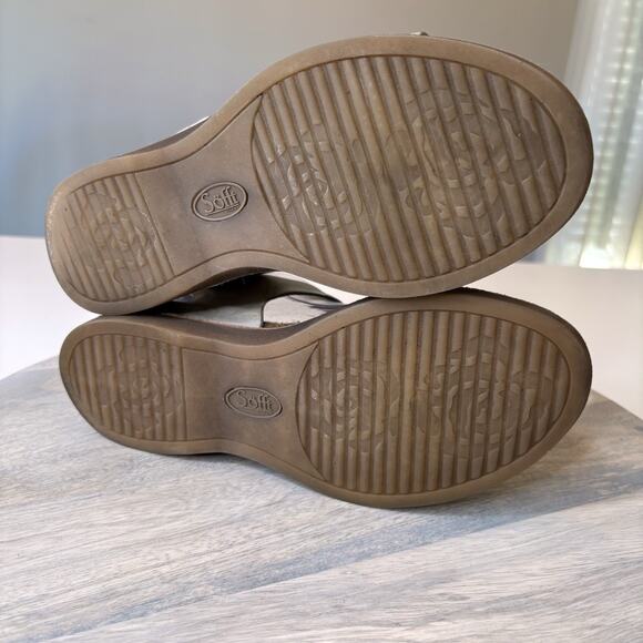 Sofft Women's Bali Gold Metallic Open Toe Slingback Leather Sandals US Sz 6.5 M - Picture 9 of 13